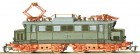 02420 Tillig G-p Electric locomotive E 44